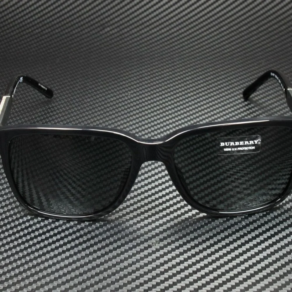 NEW Burberry Black Grey Men's Sunglasses New